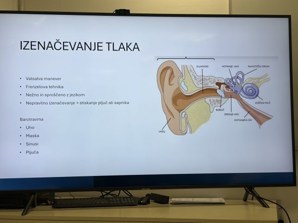 Predavanje - Varno potapljanje v teoriji in praksi
