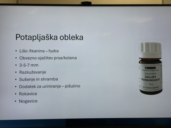 Predavanje - Varno potapljanje v teoriji in praksi